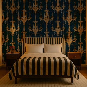 Tapet Velvet reign dark