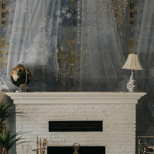 Tea House (Chicory) Wallpaper