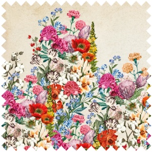 Textile Material Spring Mural (Cream) - Img 1
