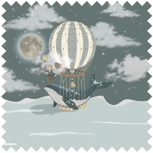 The Little Prince And The Whale Fabric