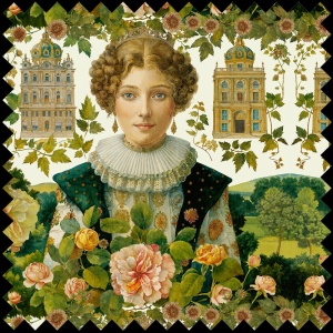 Tissu Lady Mary Crawley