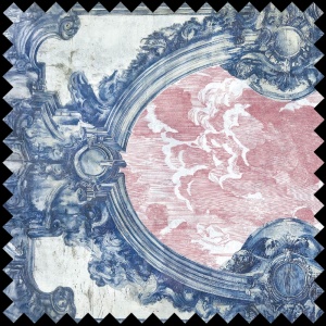 Tissu Porcelain Sky
