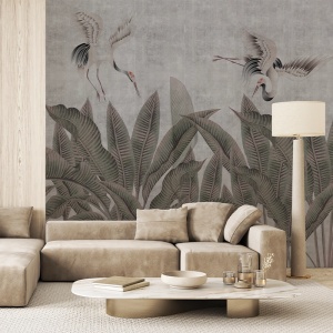 Wild Cranes Papel pintado