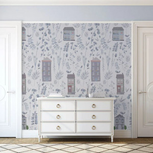 Обои Blue leaves