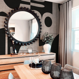 Обои Contours in Bold (monochrome)