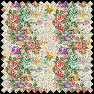 Ткань Martisor (alb) - Img 1