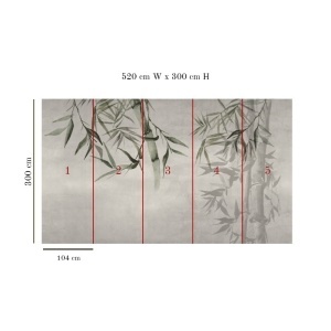 Bamboo Evergreen Wallpaper - Img 2