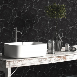 Black Marble Papier Peint