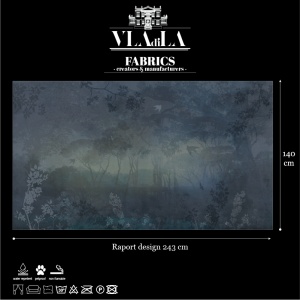 Blue Twilight Текстилен материал - Img 2