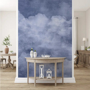 Desert Cirro Blue Papier Peint