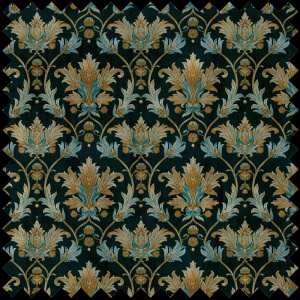 Empire Bloom sable Fabric