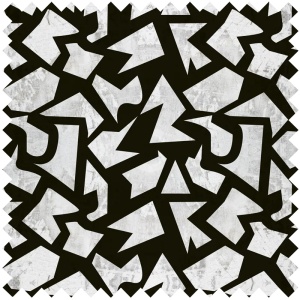 Geometric Grunge Текстилен материал - Img 1