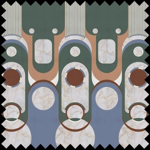 Le Veque Tower Green Fabric