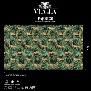 Material Textil Jungle Pattern - Img 2