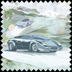 Material Textil Modern Cars