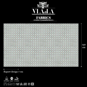Oriental Blue Текстилен материал - Img 2