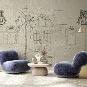 Papier peint Classique Noble Rue de l'Abreuvoir – VLAdiLA