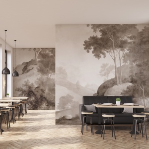 Papier peint panoramique Baroque Celestial Celestial Breath cream – VLAdiLA