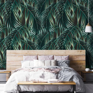 Papier peint Tropical Nature Dark Gentleness – VLAdiLA