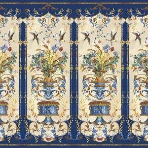 Tapet Golden Thread (Night) 160 x 230 cm H - Linen - Img 3