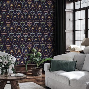 Tapet Pagliacci (dark blue)