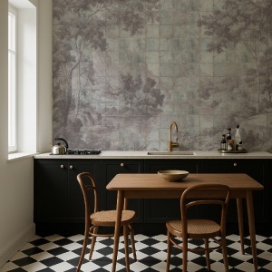 Tapet Silent Valley rose