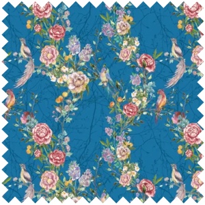 Textile Material Joie de Vivre in Blue - Img 1