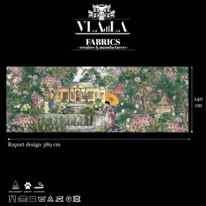 The Monarchal Pavilion Текстилен материал - Img 2