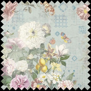 Tissu Flutter Of Wings Blue