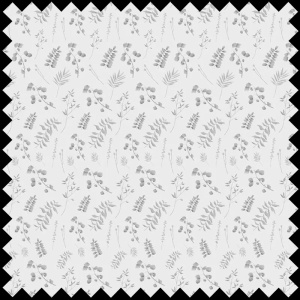 Tissu Forest fragments (gray)