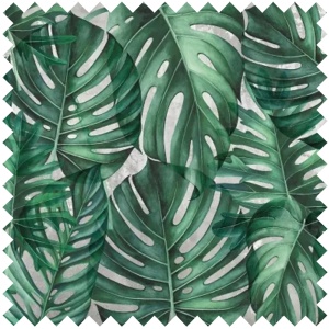 Tissu Green Philodendron