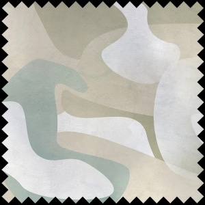 Tissu Green Waves