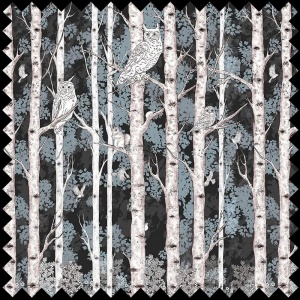 Tissu Sarah's Guardians-Night Time In Blue