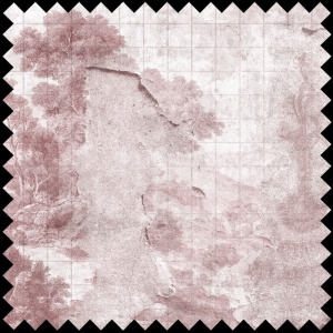 Tree of Eternity rose Fabric