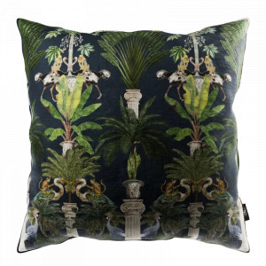 Tropical columns (dark) Kissen