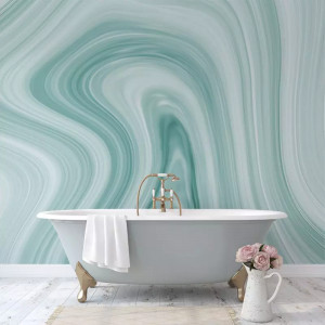 Turquoise dream Behang