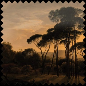 Umbrella Pines Dusk Fabric