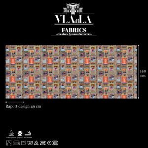 Ткань Ornament (rasturnat) - Img 2