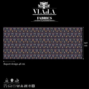 Ткань Pagliacci (dark blue) - Img 2