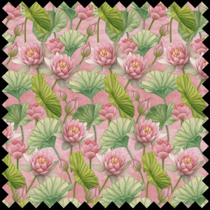 Ткань The Pond (pink) - Img 1