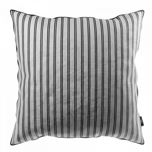 Black and White Stripes Kissen