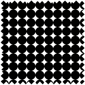 Black Dots Fabric