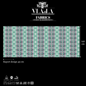 Carpeta (verde) Текстилен материал - Img 2
