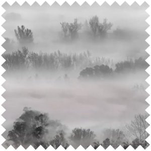 Foggy Landscape Pastels Текстилен материал - Img 1