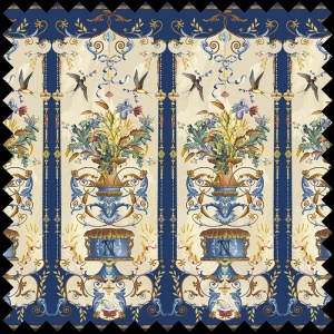 Golden Thread (Night) Fabric