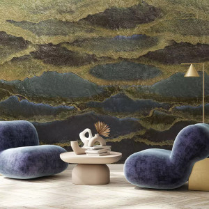 Goldleaf Ripples Wallpaper