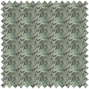 Green Flowers Текстилен материал - Img 1