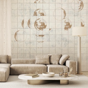 Lunar Reverie Cream Wallpaper