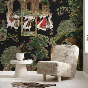 Mandre-n noapte Papel pintado