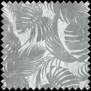 Material Textil Leaves Original Grey